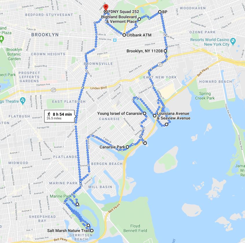 Week 19 route